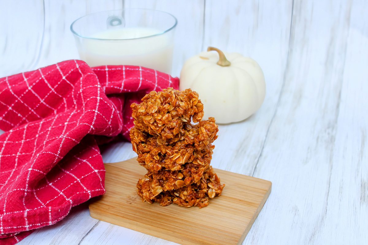 Pumpkin pudding no bake cookies