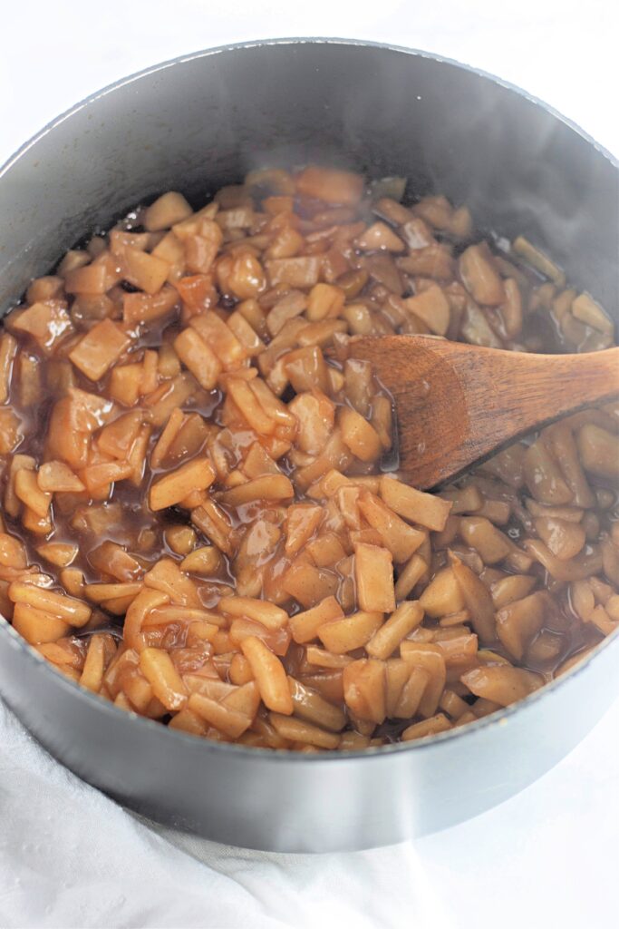 cooked apples