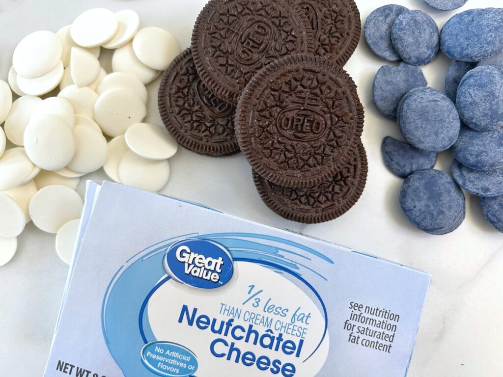 ingredients needed for Hanukkah oreo ball 