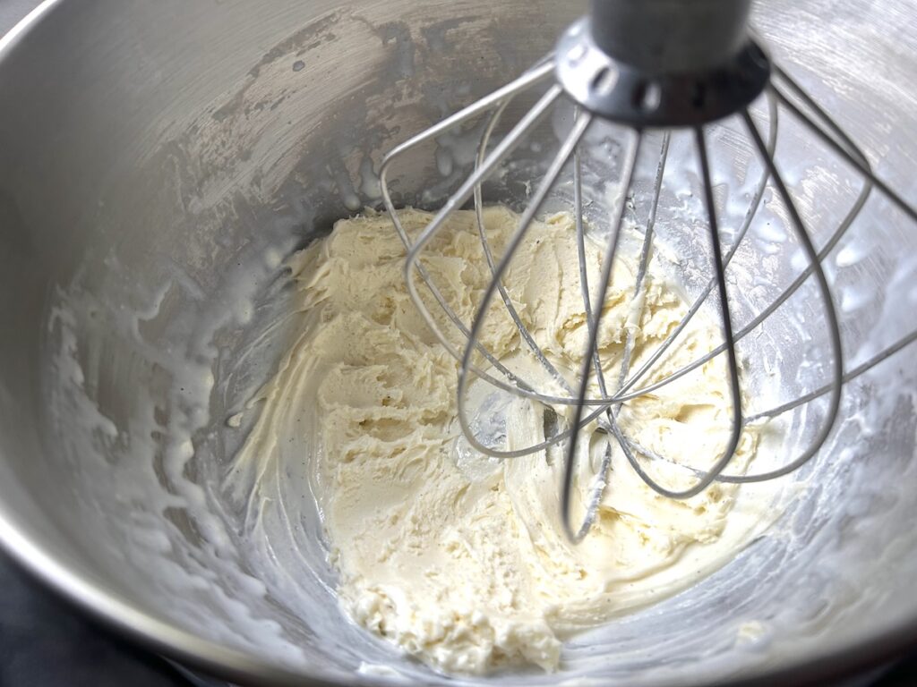 blended frozen ice cream