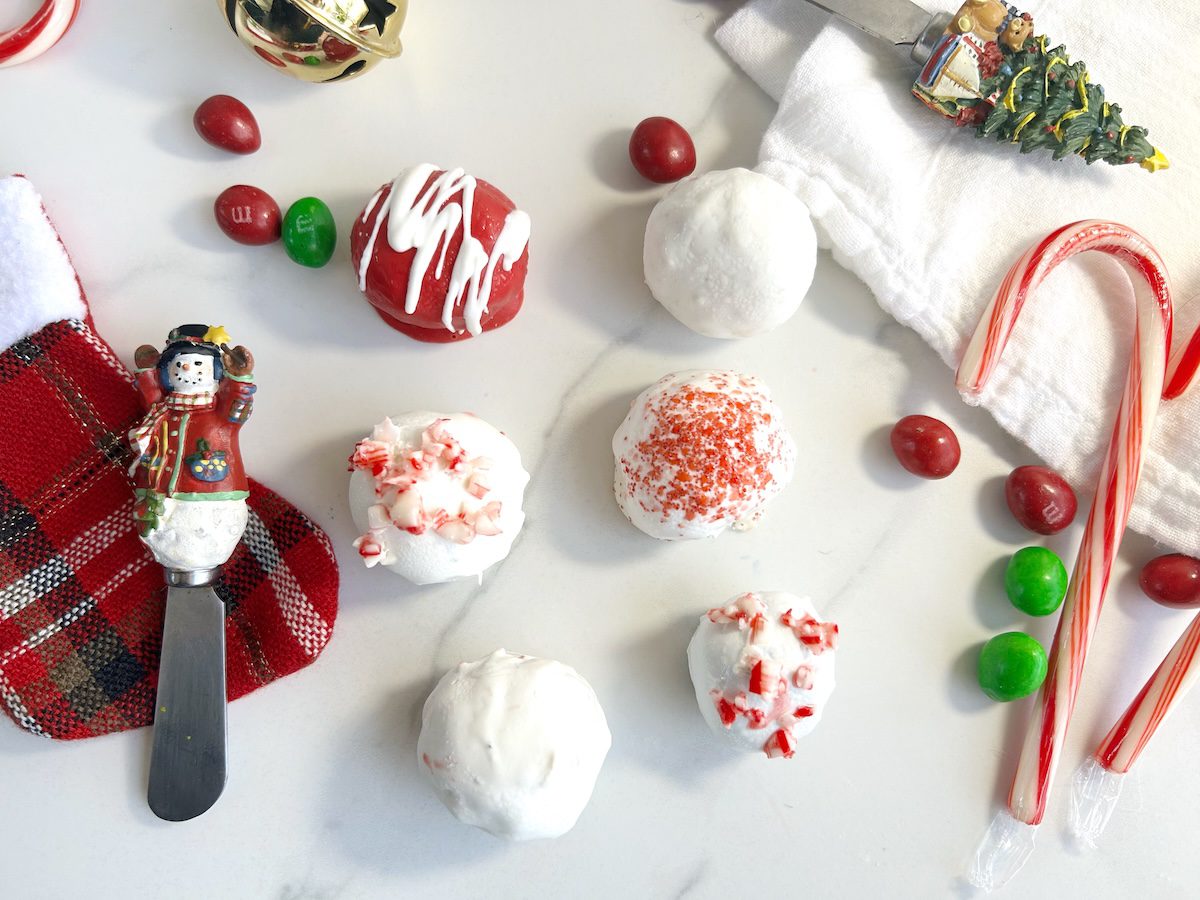 christmas oreo balls