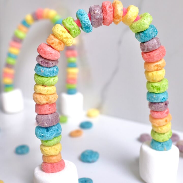 final product of fruit loop rainbows