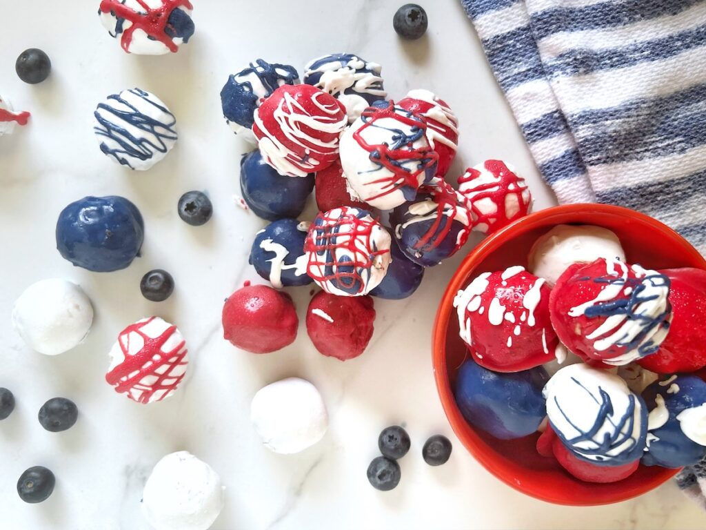 patriotic oreo balls
