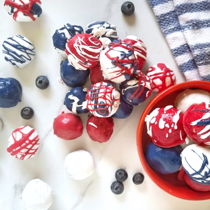 patriotic oreo balls