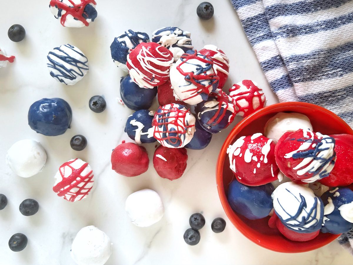 patriotic oreo balls
