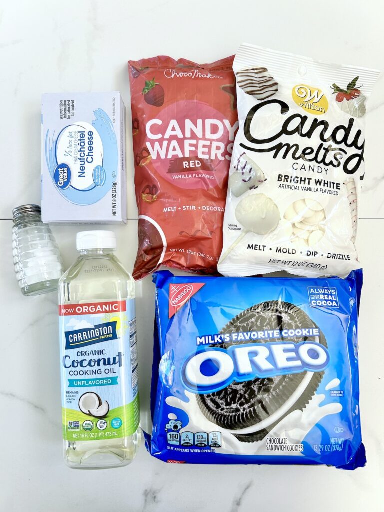 ingredients needed for valentine oreo balls