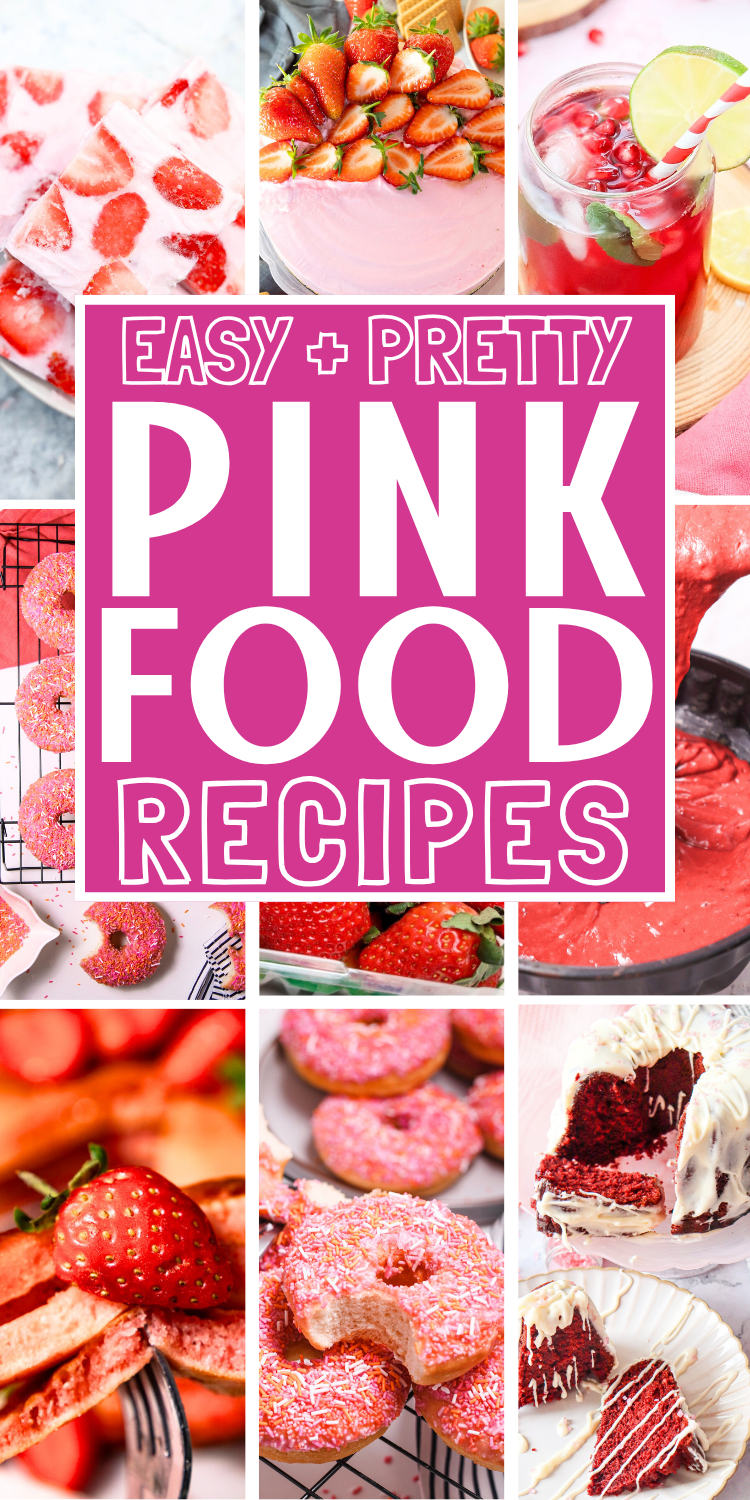 12 Pretty Pink Food Recipes - Two Left Treats